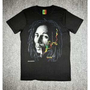 Vintage 2004 Bob Marley T-Shirt Medium Black